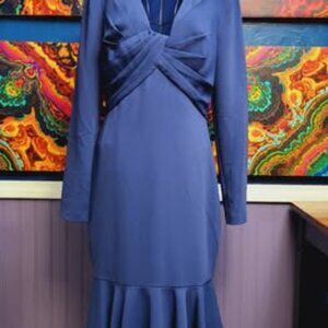 Badgley Mischka ~ Sz 8 ~ Twist Front Dress ~ NWT